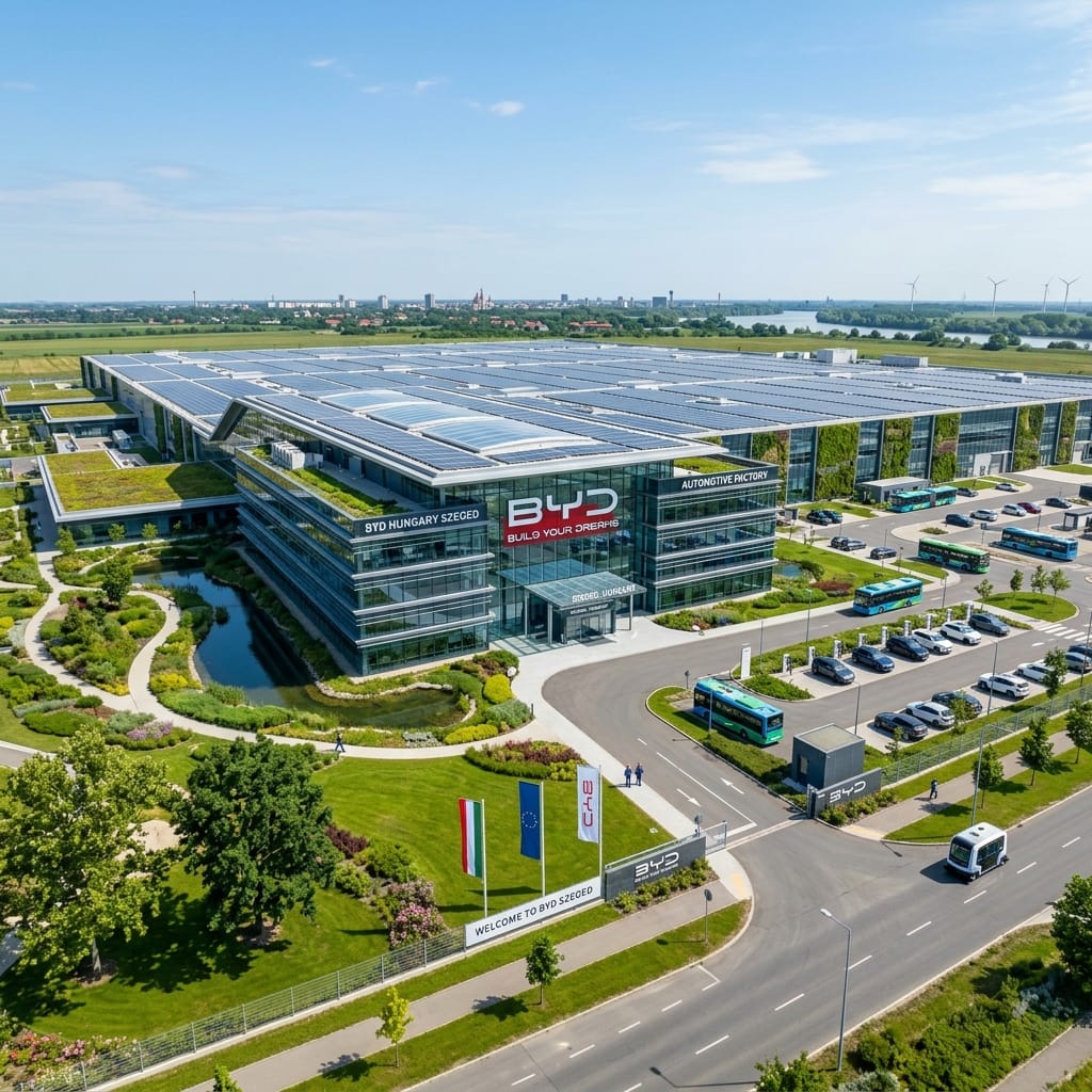BYD Électrifie la Hongrie : Comment BYD Stabilise Le Réseau Hongrois